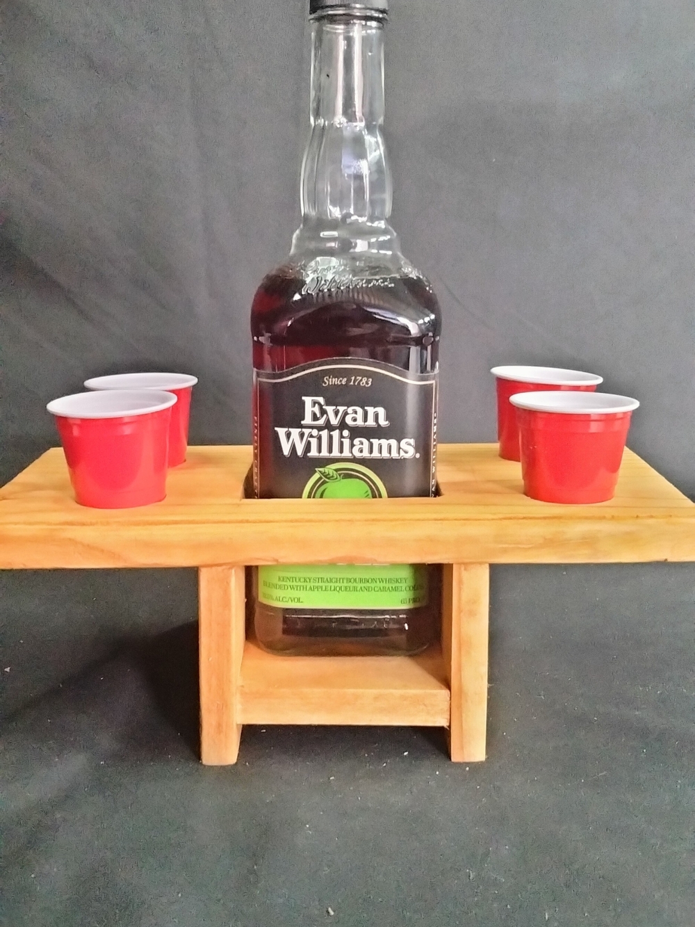 Wooden Shot Cup Holder